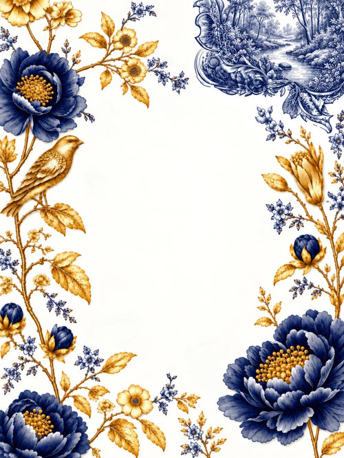 Asher Yatzar — Blue Florals