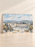 Kotel — Serenity — lucite art with gold standoffs